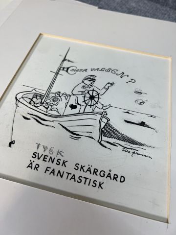 804242-5 Illustrations, political satire, Folke Johansson, 80+ pcs