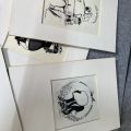804242-7 Illustrations, political satire, Folke Johansson, 80+ pcs