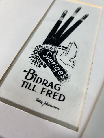 804242-11 Illustrations, political satire, Folke Johansson, 80+ pcs