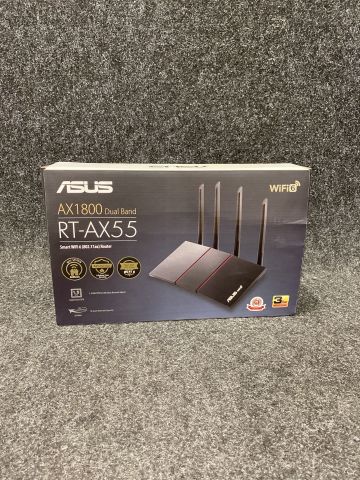 870090-2 WiFi 6 router ASUS RT-AX55 AX1800 Dual Band WiFi 6