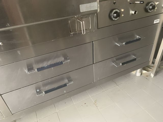 848688-3 Low refrigerator with 4 drawers