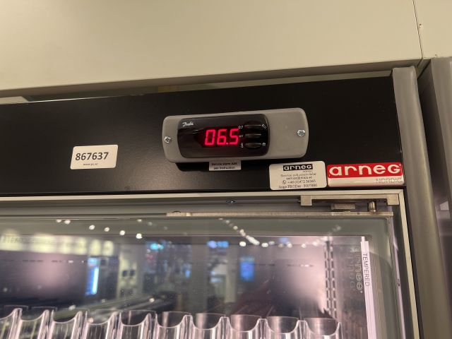 867637-6 Beverage refrigerator, Wica / Arneg, Brioni 2, - (Plug-in) H200, Door 260