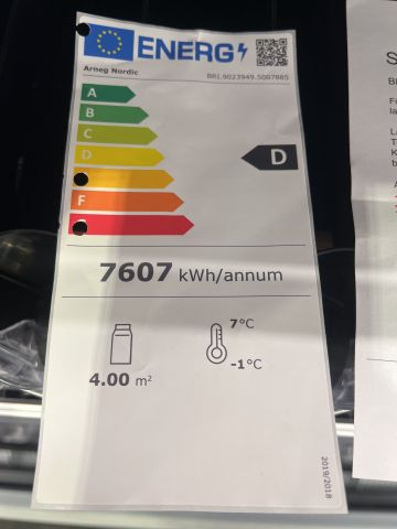 867637-10 Beverage refrigerator, Wica / Arneg, Brioni 2, - (Plug-in) H200, Door 260