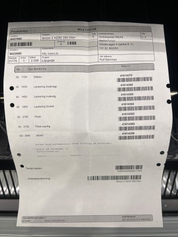 867637-11 Beverage refrigerator, Wica / Arneg, Brioni 2, - (Plug-in) H200, Door 260