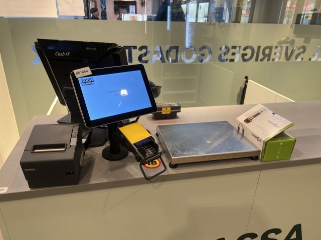 867640-1 Cash system "Cash IT" with scale and customer screen