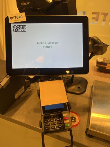 867640-4 Cash system "Cash IT" with scale and customer screen