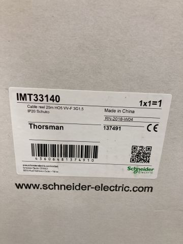 869927-3 Cable reel Schneider Electric Thorsman IMT33140 4-way 20M