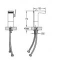 871288-2 Alice High Sink Mixer - SW374