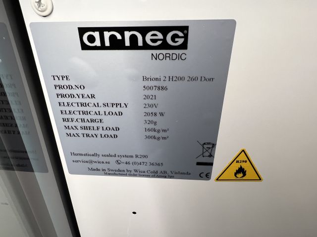 867637-12 Beverage refrigerator, Wica / Arneg, Brioni 2, - (Plug-in) H200, Door 260