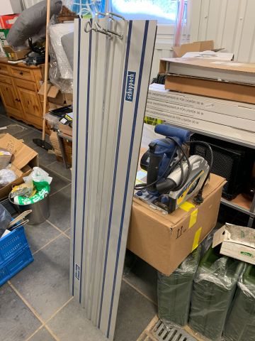 809436-1 Chainsaw Scheppach CS55 with two rails