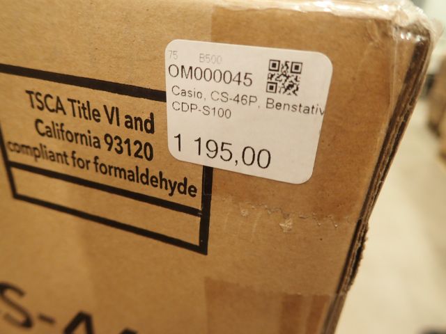 752420-2 Piano stand Casio CS-45P