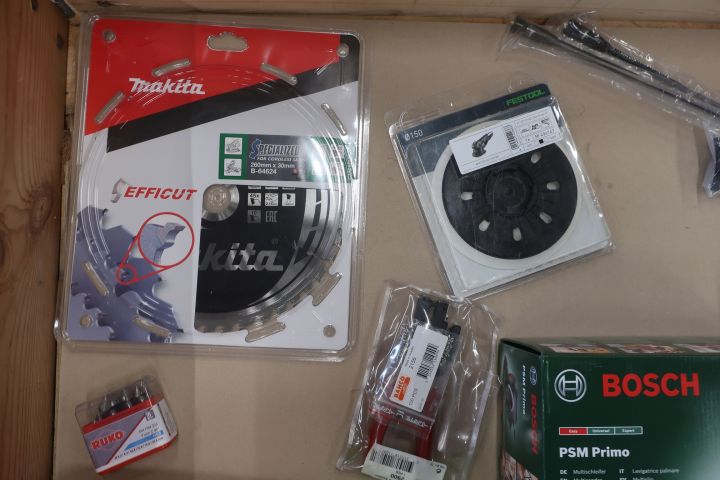 871225-6 Multislip, skyddshjälmar och verktyg m.m Makita, Festool, Bosch etc