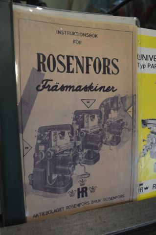 779598-16 Universal cutter Rosenfors milling machine RFU