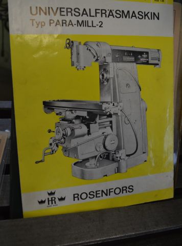 779598-17 Universal cutter Rosenfors milling machine RFU