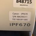 848715-5 Large format printer Canon iPF670