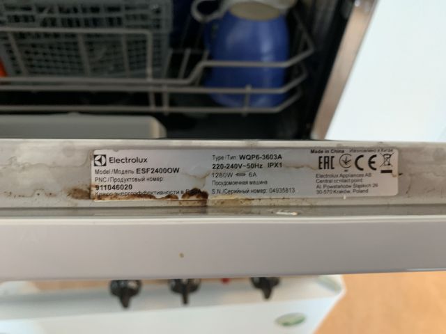 848719-5 Countertop dishwasher Electrolux