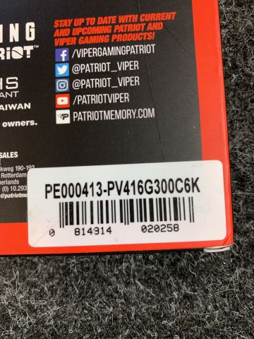 872960-3 Ram memory Patriot Viper 4 DDR4 3000MHz 16GB
