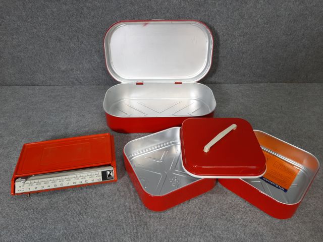 804248-6 Nils Johan bread box and cookie jars as well as kitchen scale