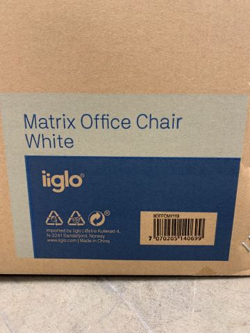 873029-3 Office chair ergonomic white