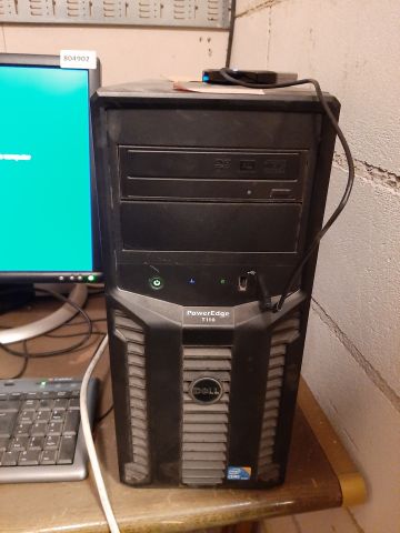 804902-4 Server Computer, Battery Backup (UPC) & Monitor - Dell & APC