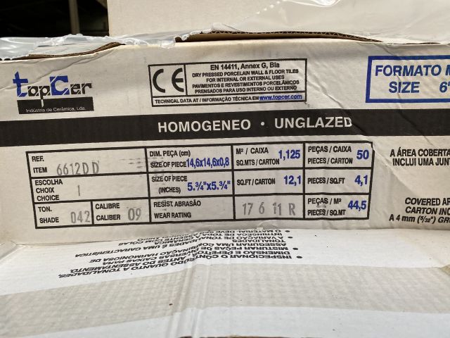 872553-4 Tiles from Topcer, M15x15, tot about 70m2