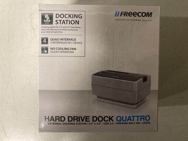873834-2 Freecom Quattro Hard Drive Dock x 2