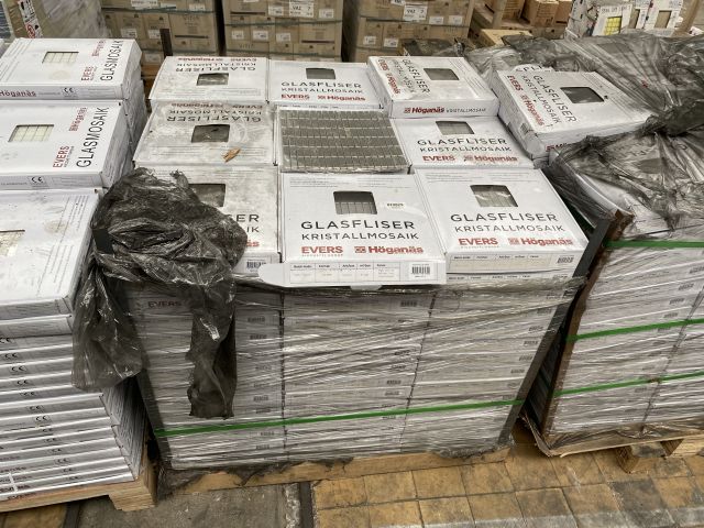 829829-3 Metallmosaik från Höganäs, M15x48x8mm, Tot ca 68m2