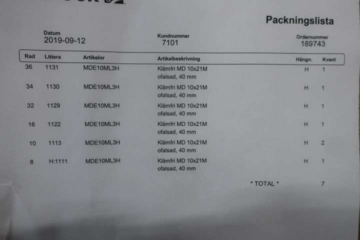 874253-18 Lot with security doors Swedoor MDE10ML