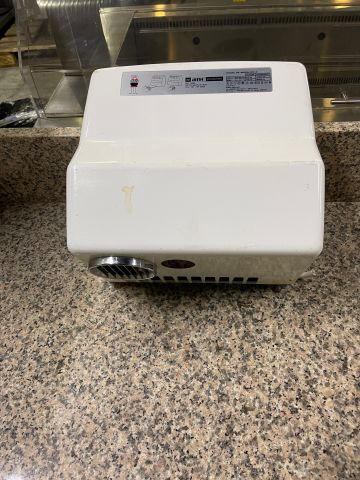 875503-1 Dan Dryer art ae white Non-contact hand dryer with casing in 4 mm die-cast aluminum,