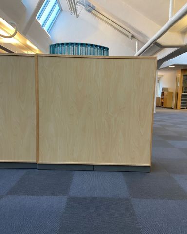 875519-5 2 storage cabinets with sliding doors. EFG.