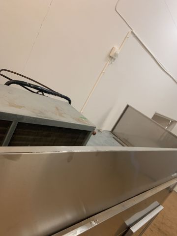 874123-7 Glass refrigerator, 3-doors