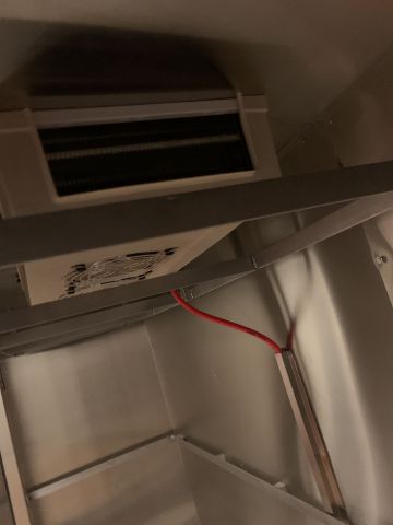 874123-11 Glass refrigerator, 3-doors