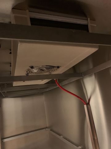 874123-12 Glass refrigerator, 3-doors