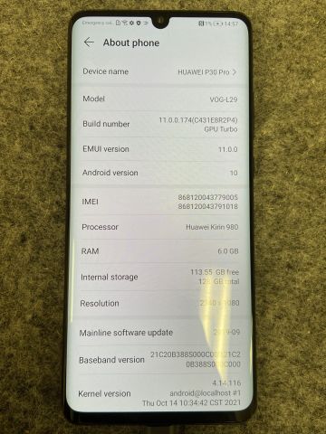 865719-5 Huawei P30 Pro 128 GB