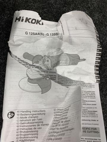 875806-5 Angle slip, Hikoki G13SB4 (S) 1400W AVB