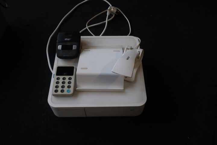 794986-2 MPOP cash drawer with receipt printer and iZettle