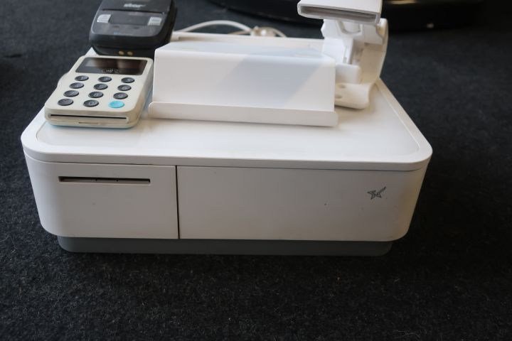 794986-3 MPOP cash drawer with receipt printer and iZettle
