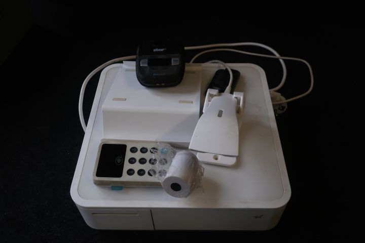 794986-9 MPOP cash drawer with receipt printer and iZettle