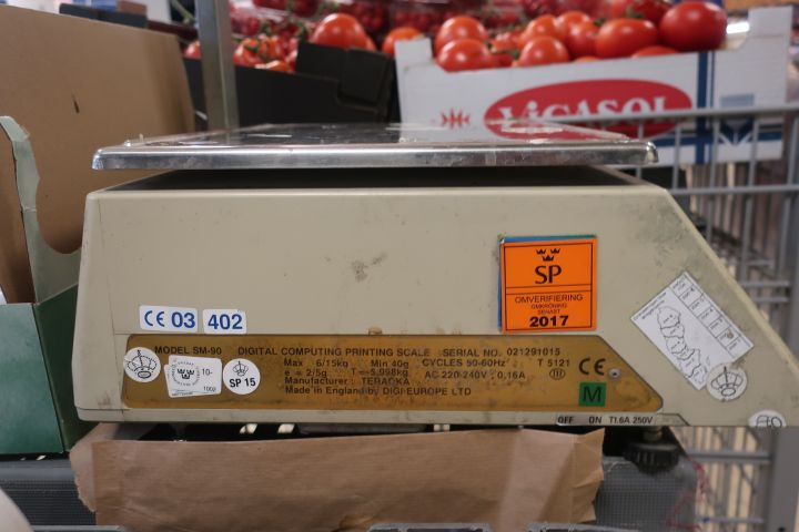 794820-6 Label scale - Digi SM-90