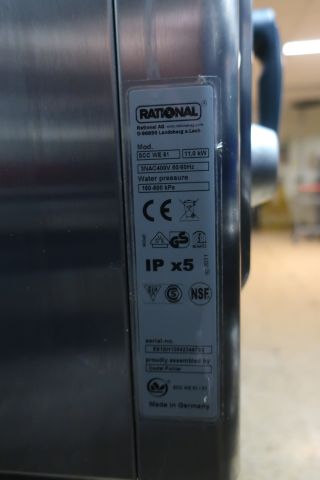 794912-10 Kombiugn, Rational SCC WE 61 Self cooking center White Efficiency