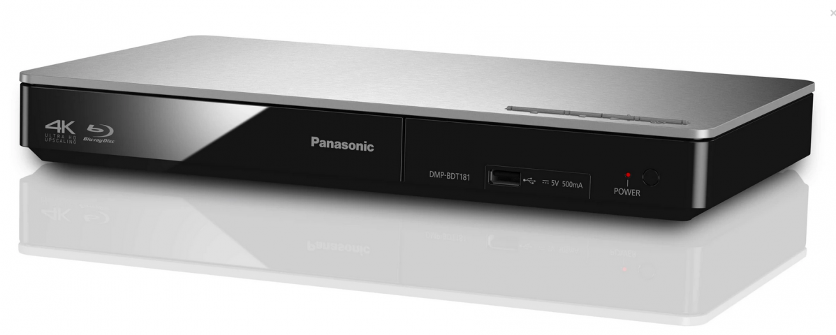 876186-1 Blu-ray player supporting HDR and 3D Panasonic DMP-BDT181EG
