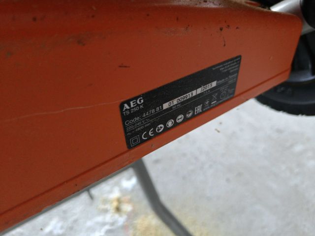 826157-9 Split saw AEG TS250K