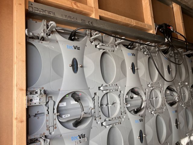 870561-4 LED screen, Unilumin TecViz P6, 84 pcs