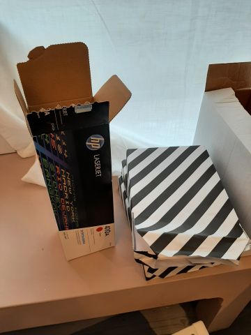 805010-7 Printer, HP, Color Laser Jet Pro MFP M477fdn and toner and paper