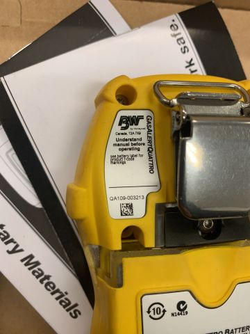 876446-5 Gas Detector BW Gas Alert Quattro