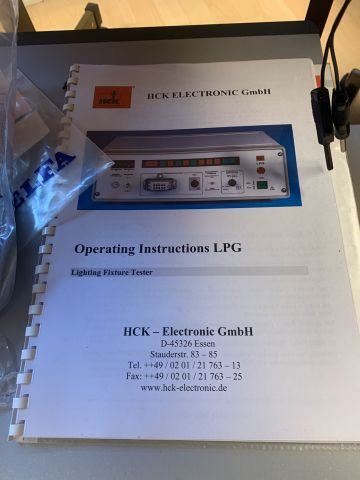 876463-4 Light fixture tester HCK Elektronic