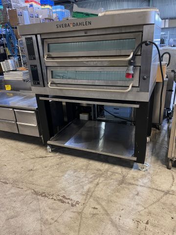 878359-3 Pizza oven Sveba Dahlen 2-deck 602P, for 12 pizzas