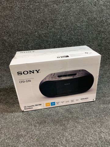 878298-2 Portable stereo Sony CFD-S70 - Black