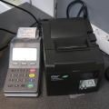795024-8 Cash register computer with screens, card reader and receipt printer