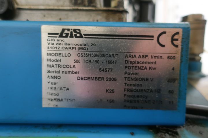 795051-7 Compressor, GIS 500 TCB-150 GS35